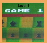Atari 800XL Atari Chess (1986) Level 1 Close -up