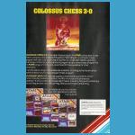 Atari 400/800/800XL/1200XL Colossus Chess 3.0 (1984) Colossus Chess 3.0 (1984) Box back