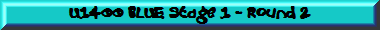 U1400 BLUE Stage 1 - Round 2