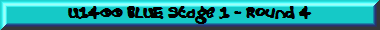 U1400 BLUE Stage 1 - Round 4