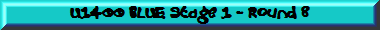 U1400 BLUE Stage 1 - Round 8