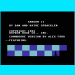 Commodore 64 Emulator -  Sargons II (1983)