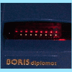 Chafitz Boris Diplomat (1979) Blue Version LED Display
