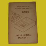Chafitz Boris (1978) User Manual