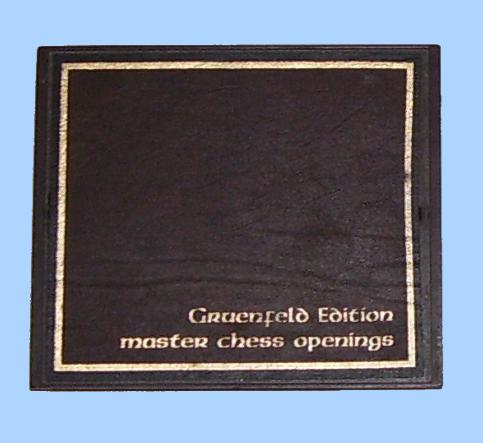 Chafitz Gruenfeld Chess Openings Module (1981) Suitable for Chaftz MGS Modular Game System and GGM Great Game Machine Chess Computers
