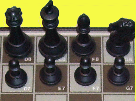 Chafitz Steinitz Encore Edition (2009) Black Non-Magnetic Chess Pieces
