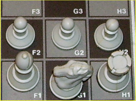 Chafitz Steinitz Encore Edition (2009) White Non-Magnetic Chess Pieces