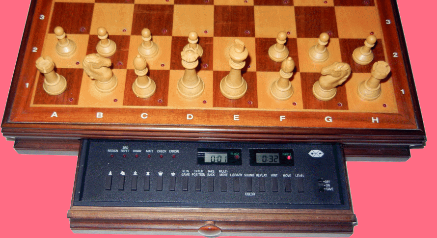 CXG Chess 3008 (1987) Top View of CXG Chess 3008 Chess Computer