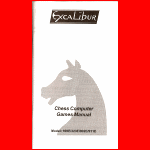 Excalibur Model 119-E Chess Express (1995) User Manual