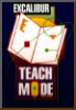 This TEACH MODE Logo can be seen on the boxes of many Excalibur Chess Computers. Picture taken from a box.