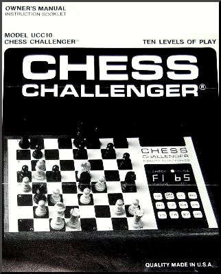 Fidelity Chess Challenger 10 Upgrade Owner's Manual