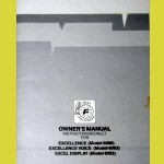 Fidelity Model 6093 Excel Display (1987) User Manual