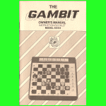 Fidelity Model 6084 Gambit Version 3 (1989) User Manual