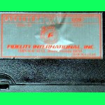 Fidelity Model 6097 Excel 68000 Mach II C+ LA Version (1988) Computer Label