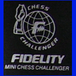 Fidelity Model 6107 Mini Chess Challenger III (1987) Fidelity Logo