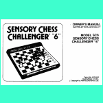 Fidelity Model SC6 Sensory Challenger 6 (1982) User Manual
