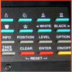 Fidelity Model 6122 Travel Master (1991) Game Control Buttons