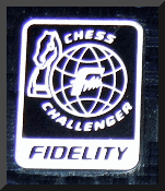 Chess Challenger logo taken from Fidelity Travel Master computer.