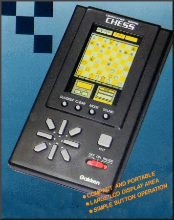GAKKEN COMPUTER CHESS GAME Electronic Chess Computer - Picture taken from box.