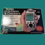Excalibur Model 375-2 LCD Chess & Checkers (2003) Box