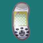 Excalibur Model 375-2 LCD Chess & Checkers (2003) Electronic Travel Chess Computer