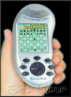 Excalibur LCD Chess Model 375 - Picture taken from box