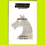 Excalibur Model 301E-2 Legend II (1993) User Manual