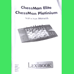 Lexibook Model CG1300 Blue Chessman Elite (2004) User Manual