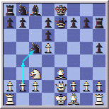 BLACK IN A MESS AFTER 11. ... Rh7?
