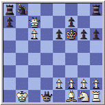 BIG LEAD FOR SABER IV AFTER 19. ... Qd1+