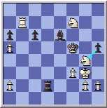 MK 12 WINS BACK A PIECE AFTER 41. Nxf7?