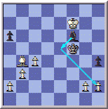 RAPIER AHEAD BY 3 PAWNS