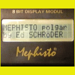 Mephisto Polgar (1989) 8 Bit Display