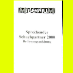 Millennium 2000 Model M119 Sprechender Schachpartner 2000 (2002) User Manual