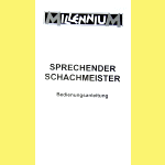 Millennium 2000 Model M140 Sprechender Schachmeister (2003) User Manual