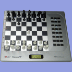 Quartz Chess Clock  2 Seiten Schachcomputer Prospekt Novag Micro Chess 