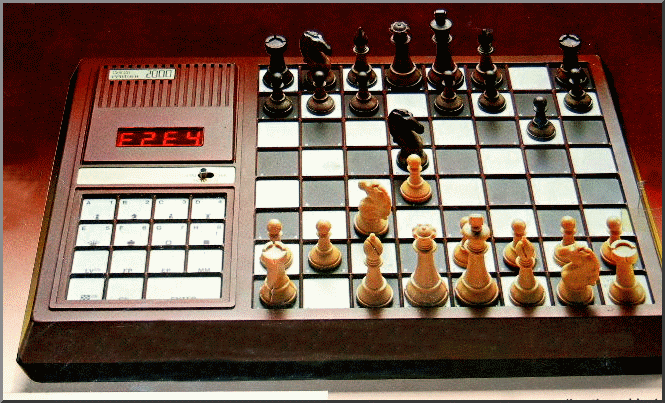 NOVAG CHESS PARTNER 2000 Electronic Chess Computer -  Picture taken from box.