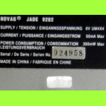 Novag Model 9202 Jade (1993) Computer Label