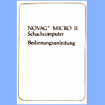 Novag Model 821 Micro II (1982) User Manual