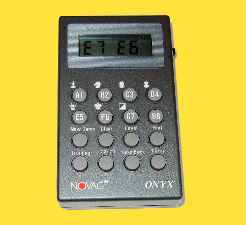 Novag Model 9207 Onyx (1993) Electronic Travel Chess Computer