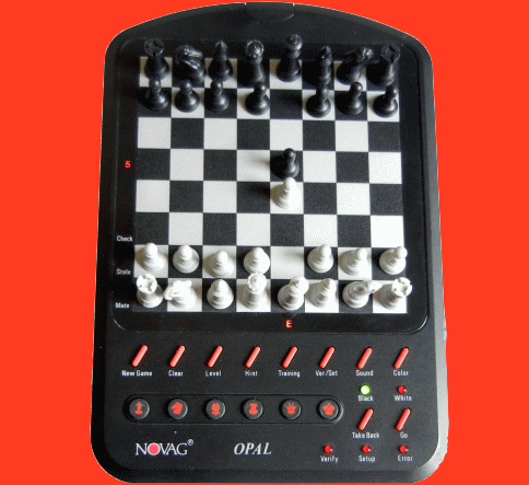 Novag Model 9205 Opal (1993) Electronic Travel Chess Computer