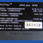Novag Model 38705 Opal Plus (1997) Computer Label