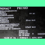 Novag Model 871 Primo (1987) Computer Label