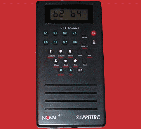 Novag Model 9204 Sapphire (1994) Electronic Travel Chess Computer