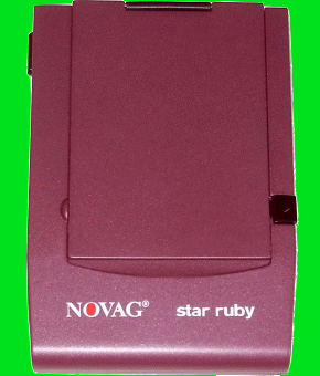 Novag Model 1023 Star Ruby (2004) Protective Screen Cover (Closed)