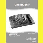Radica Model 71058 Illuminated Chess (2000) User Manual