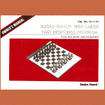 RadioShack and Tandy Model 60-2194 1650 Fast Response (1985) User Manual