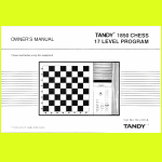 RadioShack and Tandy Model 60-2201 1850 Deluxe Version II (1987) User Manual