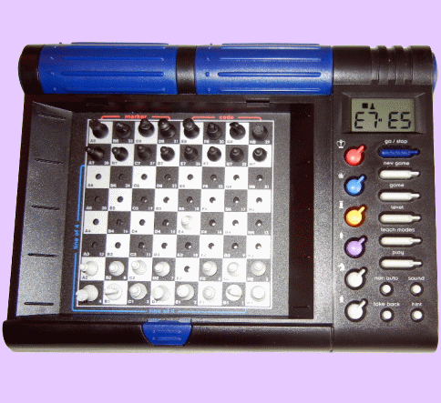 Radio Shack 2 in 1 Chess & Checkers Electronic Handheld Video Game for sale online 