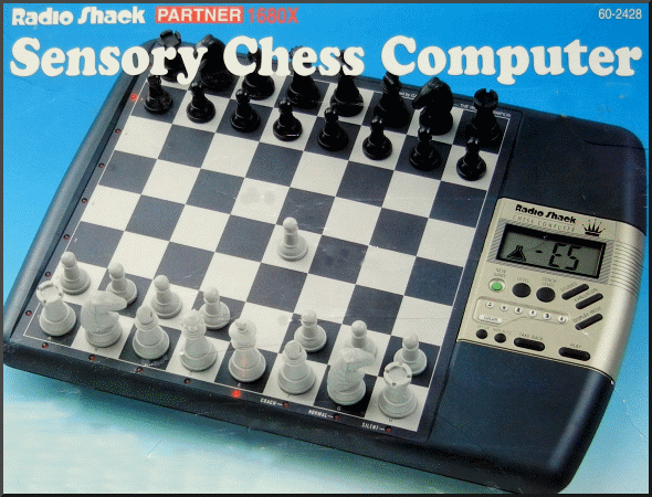 RADIOSHACK PARTNER 1680X VERSION I Electronic Chess Computer - picture taken from box.
